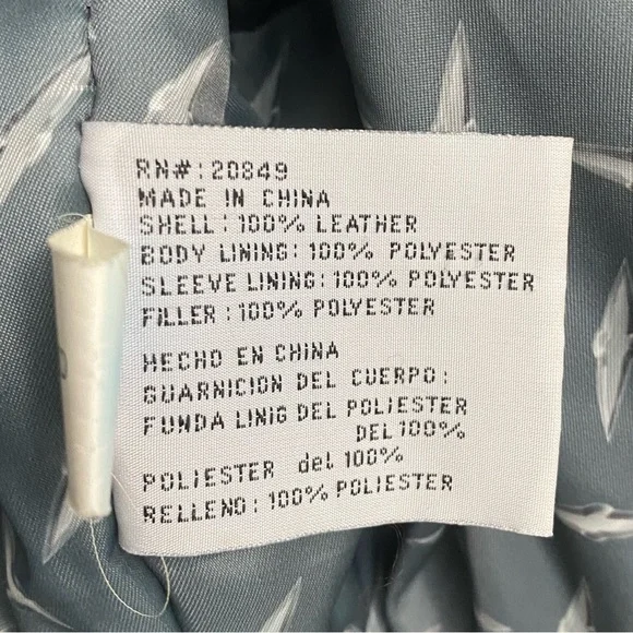 Vintage Mack Truck Men’s Black Quilted Embossed Leather Bomber Jacket Size XXL - Picture 13 of 13